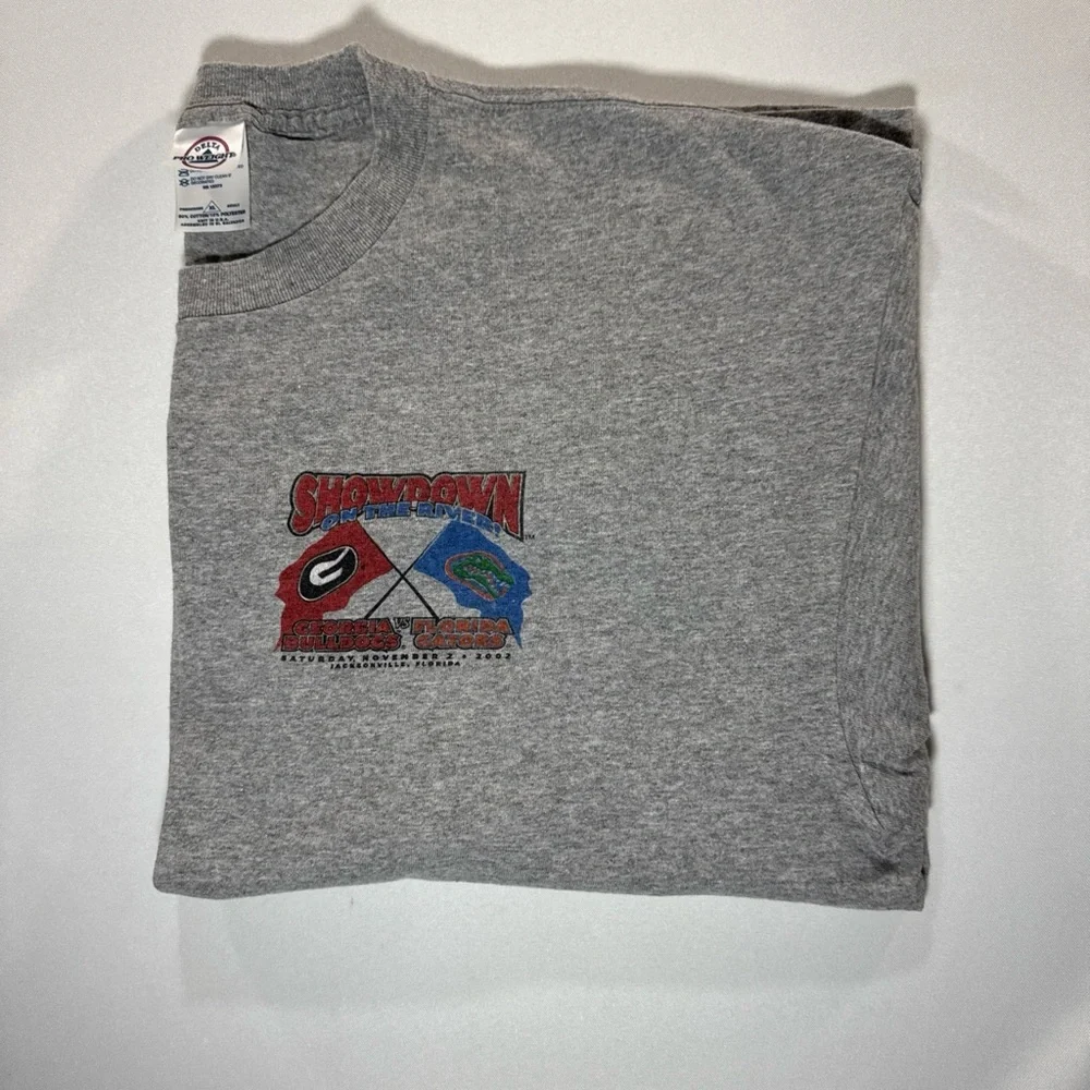 Vintage Y2K Georgia Bulldogs vs. Florida Gators Rival 2002 Graphic XL LS T-Shirt - Picture 6 of 7